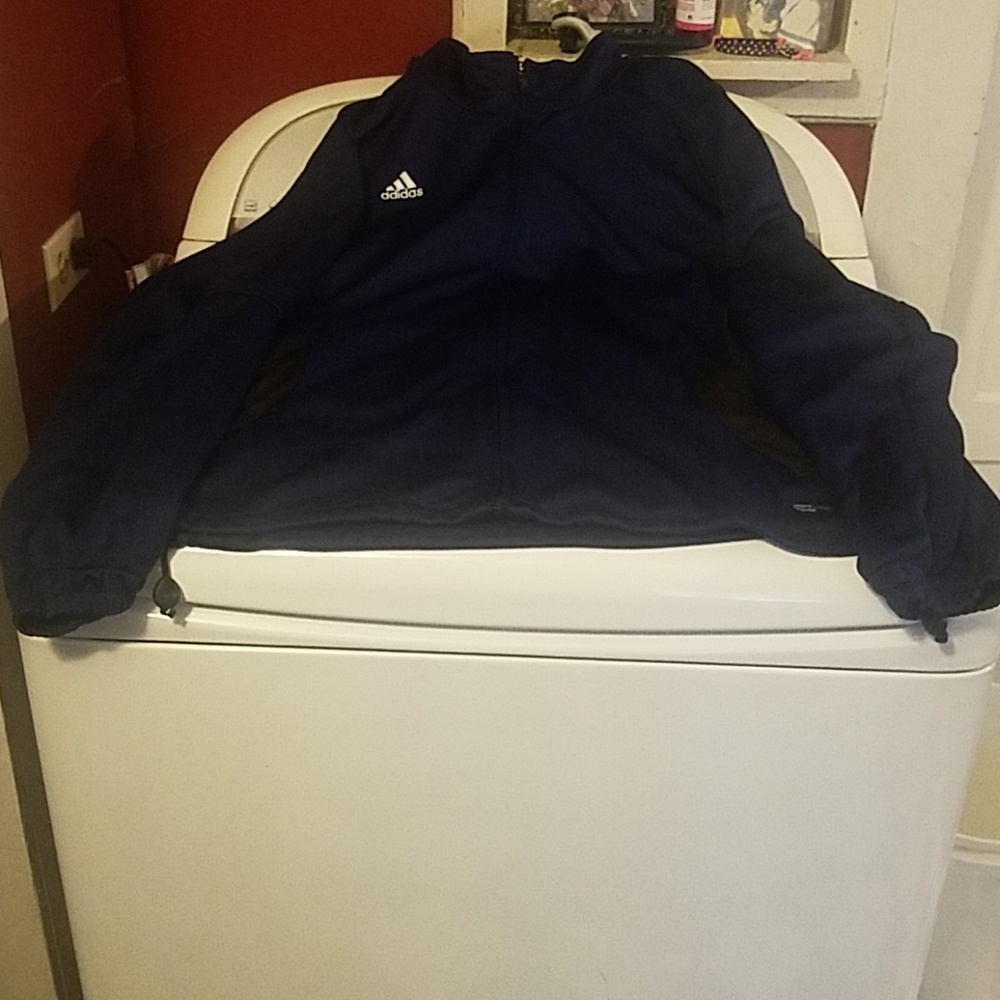 Adidas climacool zip up basketball shirt jacket L